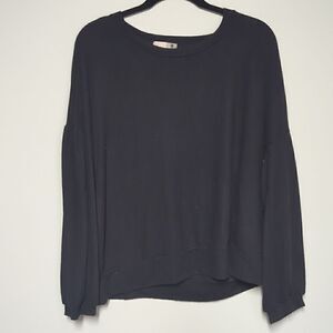 Everleigh Black Long Sleeve Blouse